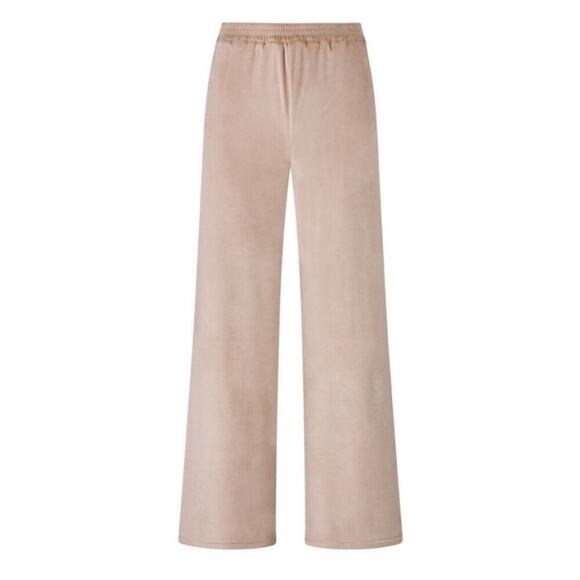 Skims Velour Wide Leg Tan Pants Size 4XL Loungewear Cozy Comfort Y2K Trendy NEW - Picture 1 of 9